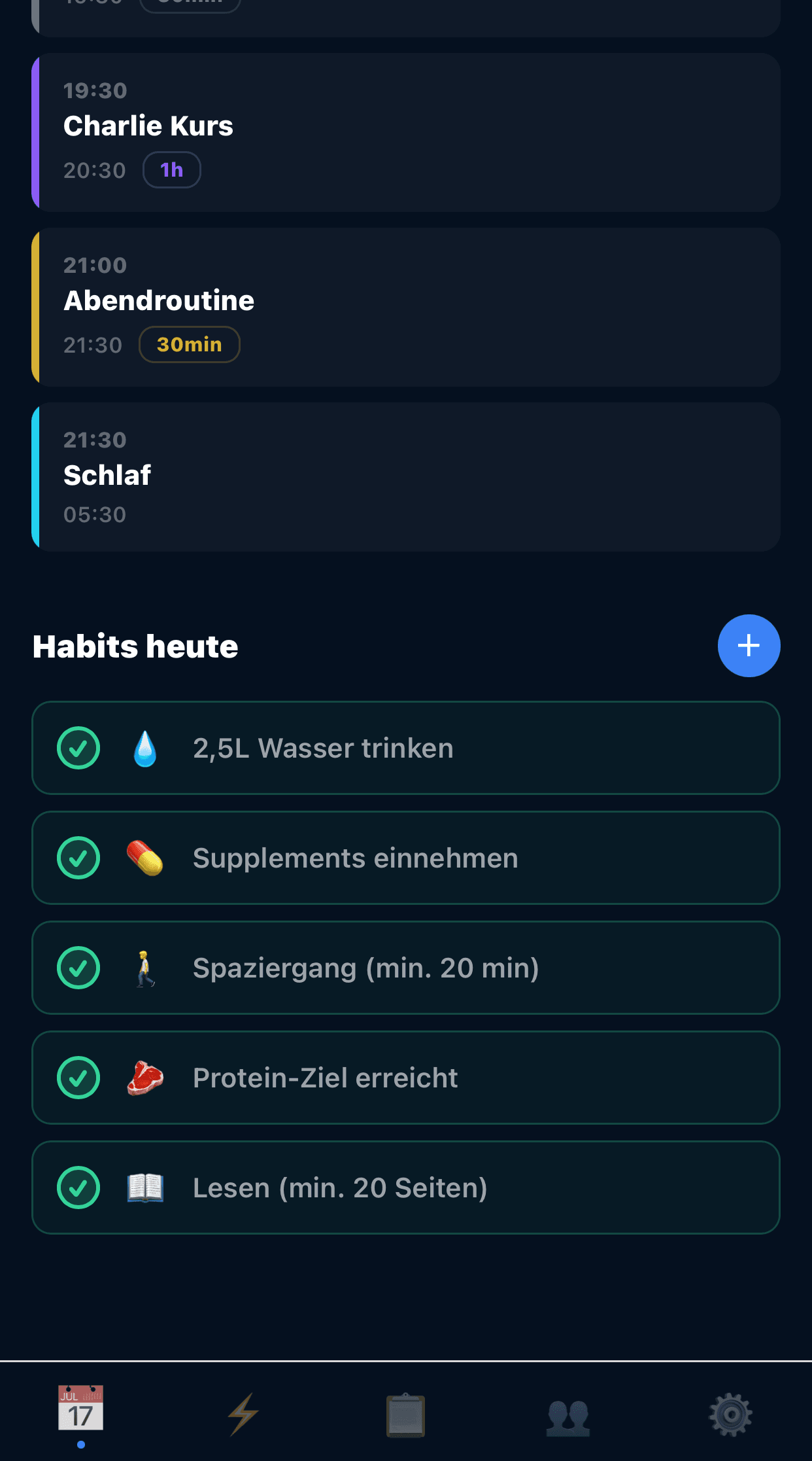 Self Planner screenshot 1